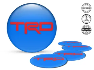 Toyota TRD Gewölbte Sticker Professionell Temporal Flow Core